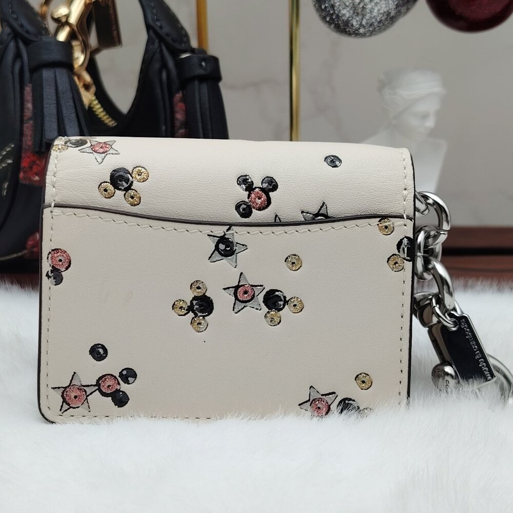 Coach Klare Bag Charm With Star Print - Picture 3 of 9